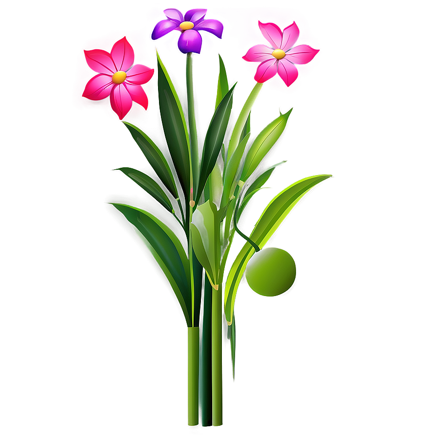 Garden Flower Clipart Png Lrm