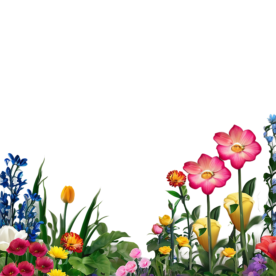 Garden Flower Frame Png 05252024