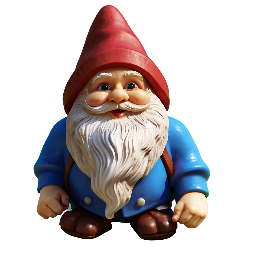 Garden Gnome With Bird Png 06132024