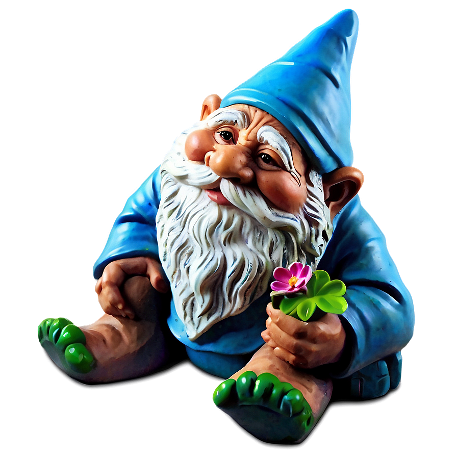 Garden Gnome With Frog Png Lyr89