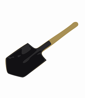 Garden Spade Vector Illustration