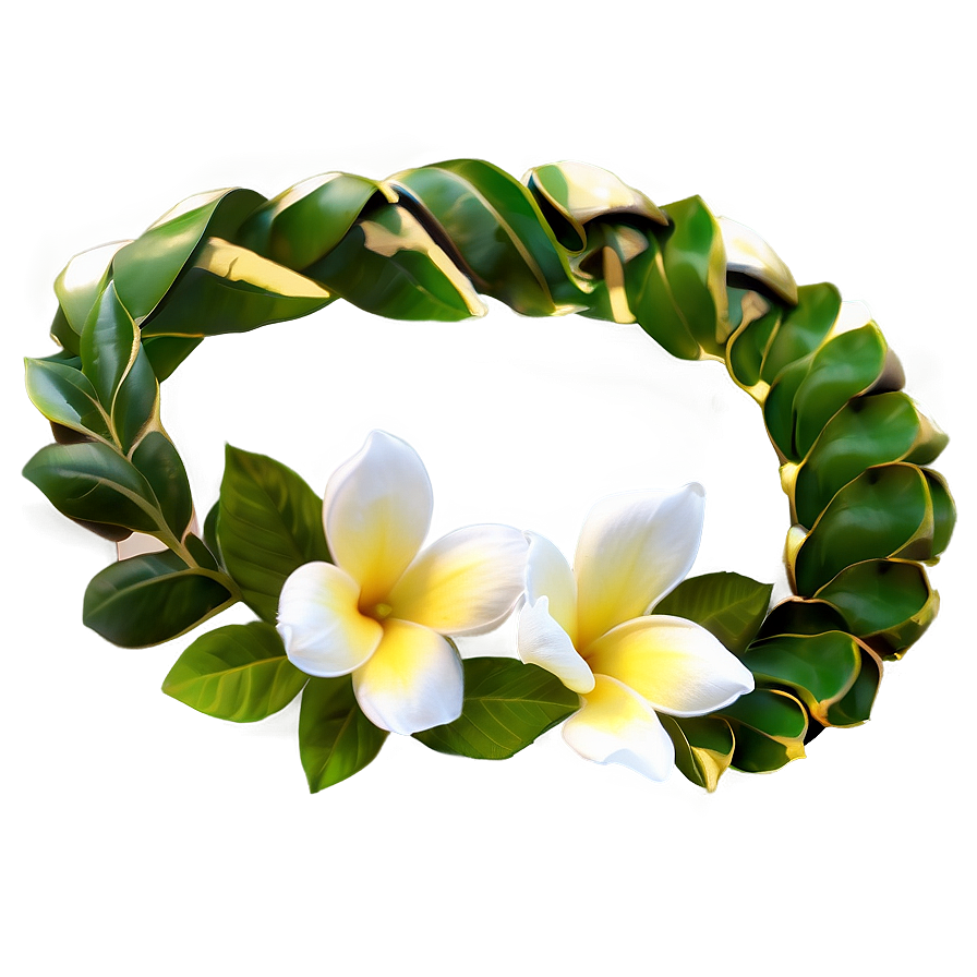 Gardenia Hawaiian Lei Png Rkg85