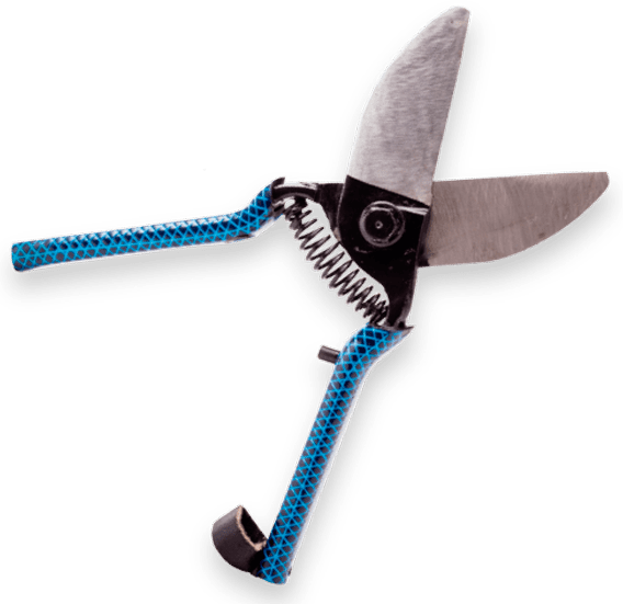 Gardening Pruning Shears Blue Handle