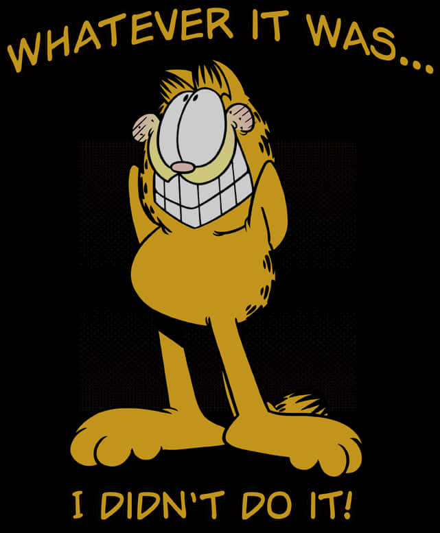 Garfield Innocent Expression