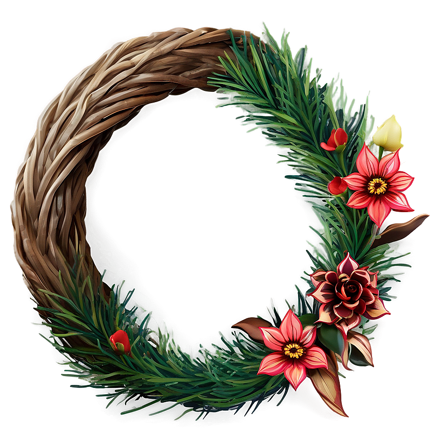 Garland Wreath Png 05232024