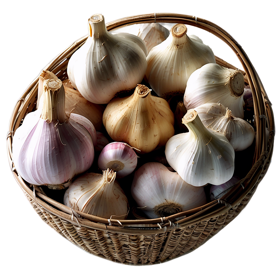 Garlic Basket Png 05242024