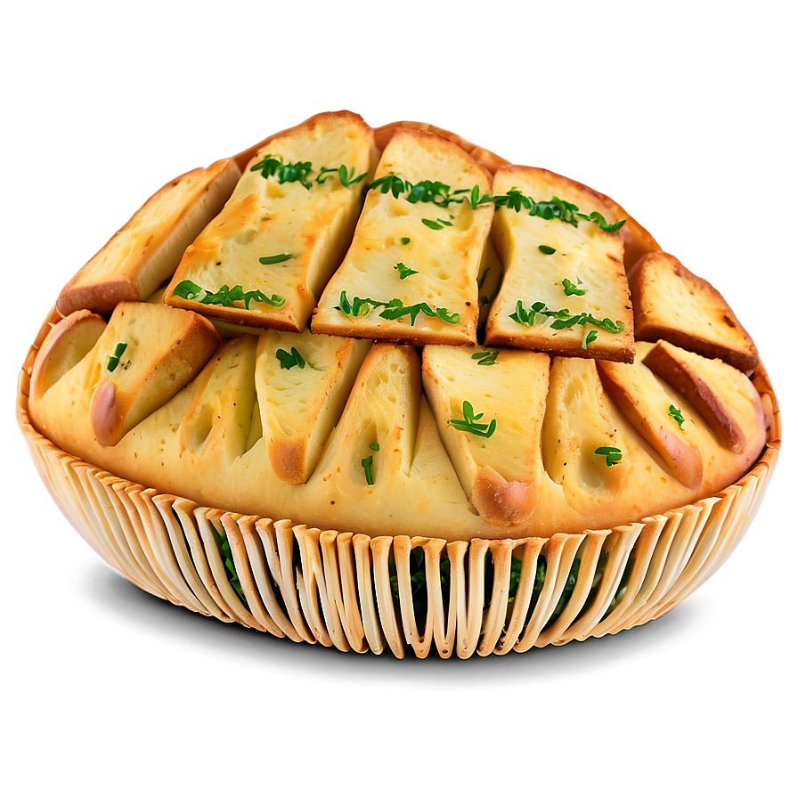 Garlic Bread Basket Png Hxu10