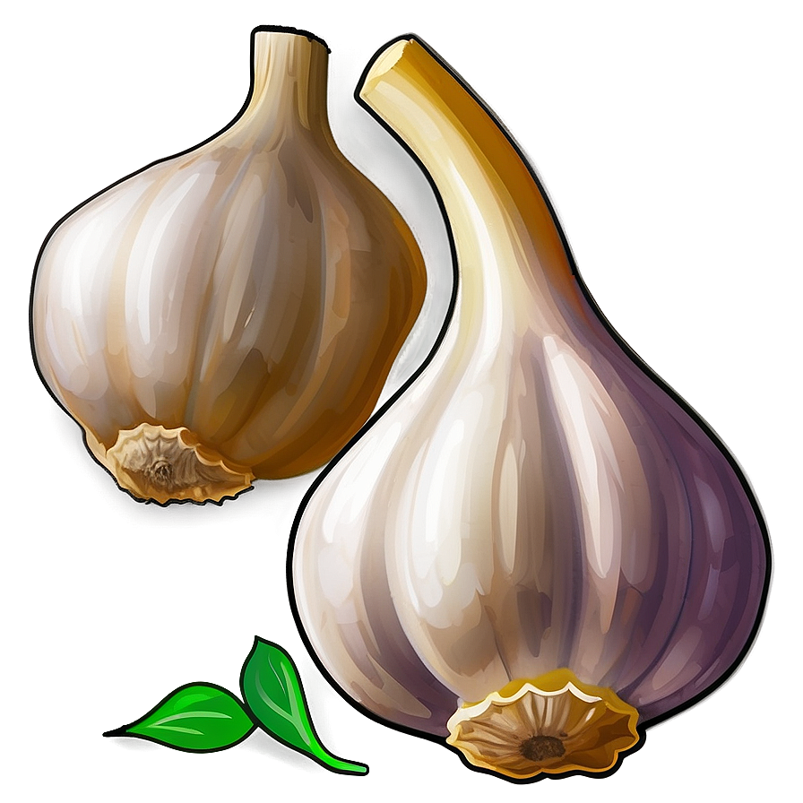 Garlic Cartoon Png Pvl