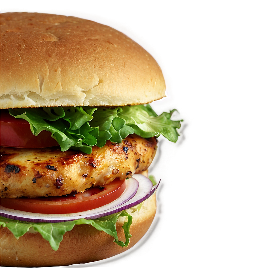 Garlic Herb Chicken Burger Png 32