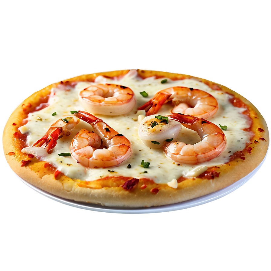 Garlic Shrimp Pizza Png Swp