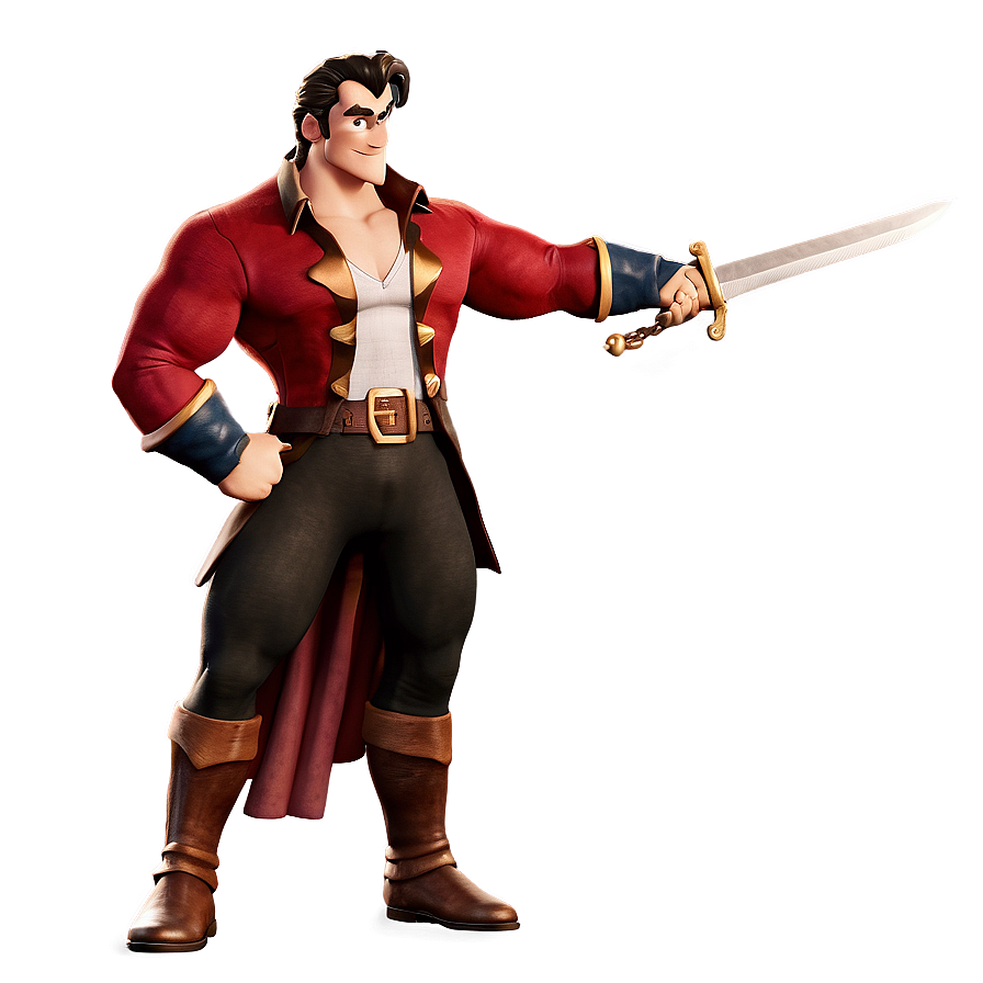 Gaston With Sword Png 3