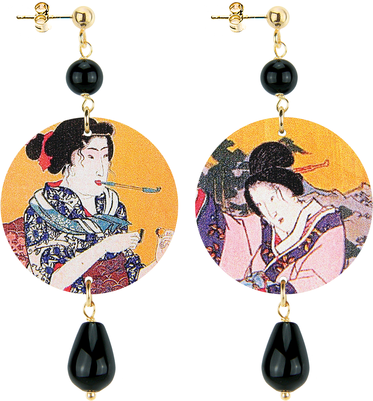 Geisha Art Earrings