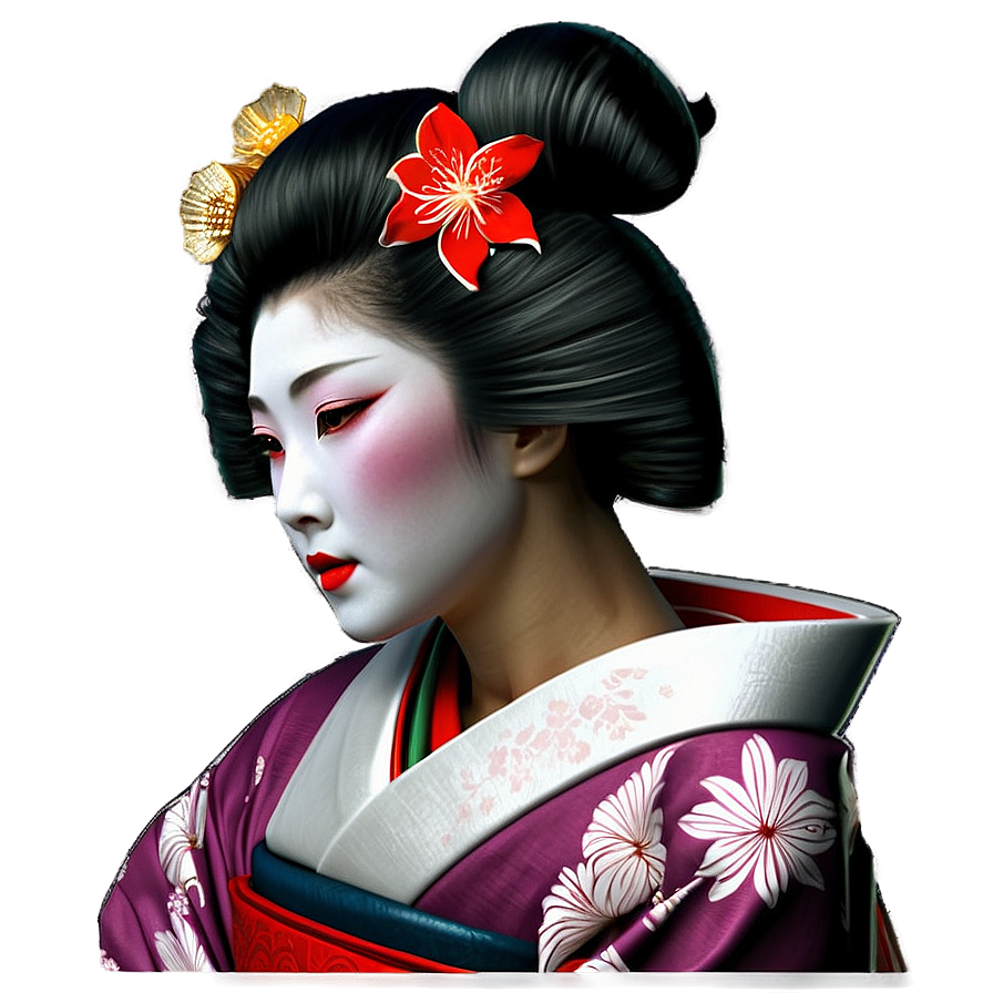 Geisha Japan Png Rth