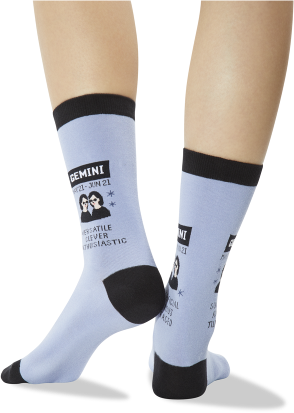 Gemini Zodiac Sign Socks