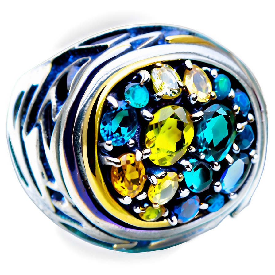 Gemstone Fashion Rings Png 06122024