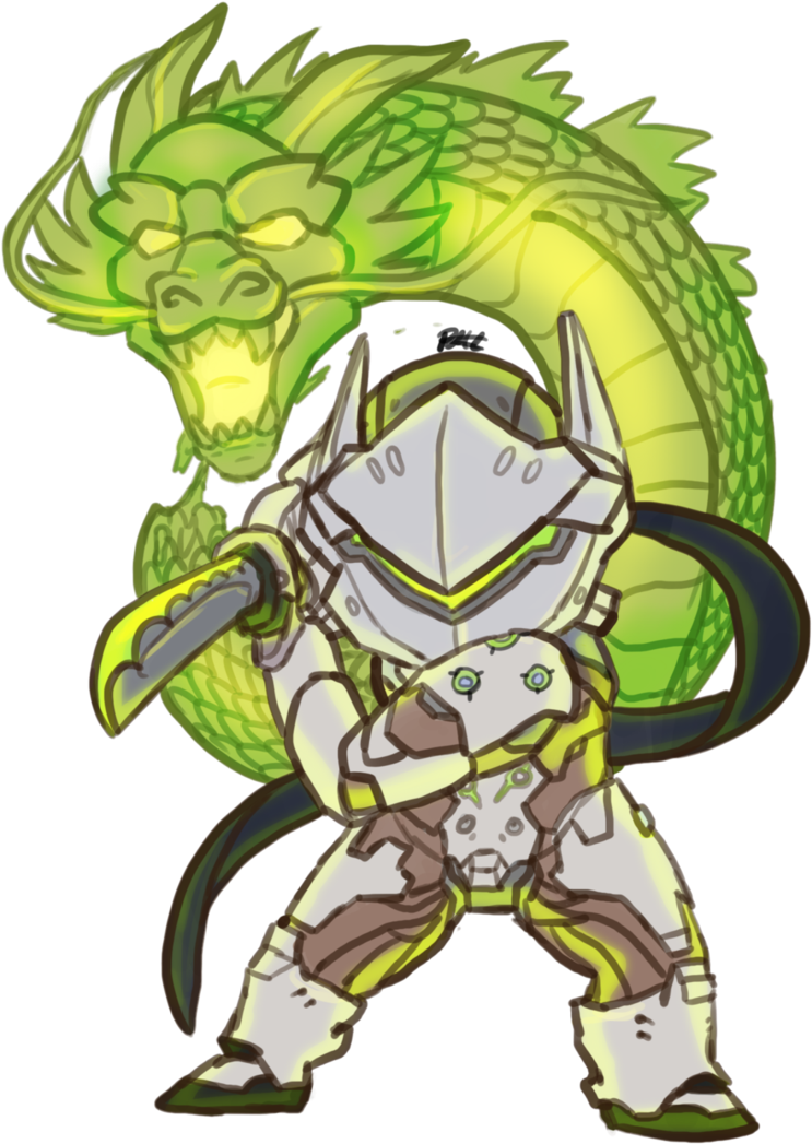 Genji Dragon Hybrid Artwork