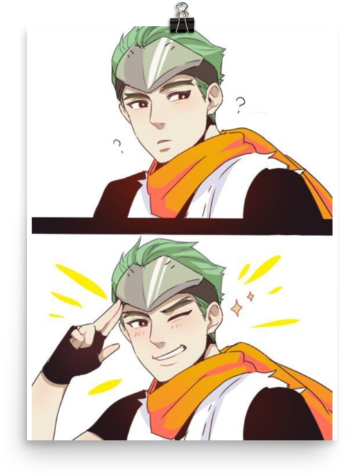 Genji Expressions Overwatch Art