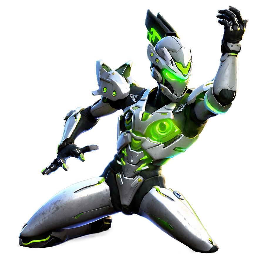 Genji Overwatch Anniversary Png 06202024