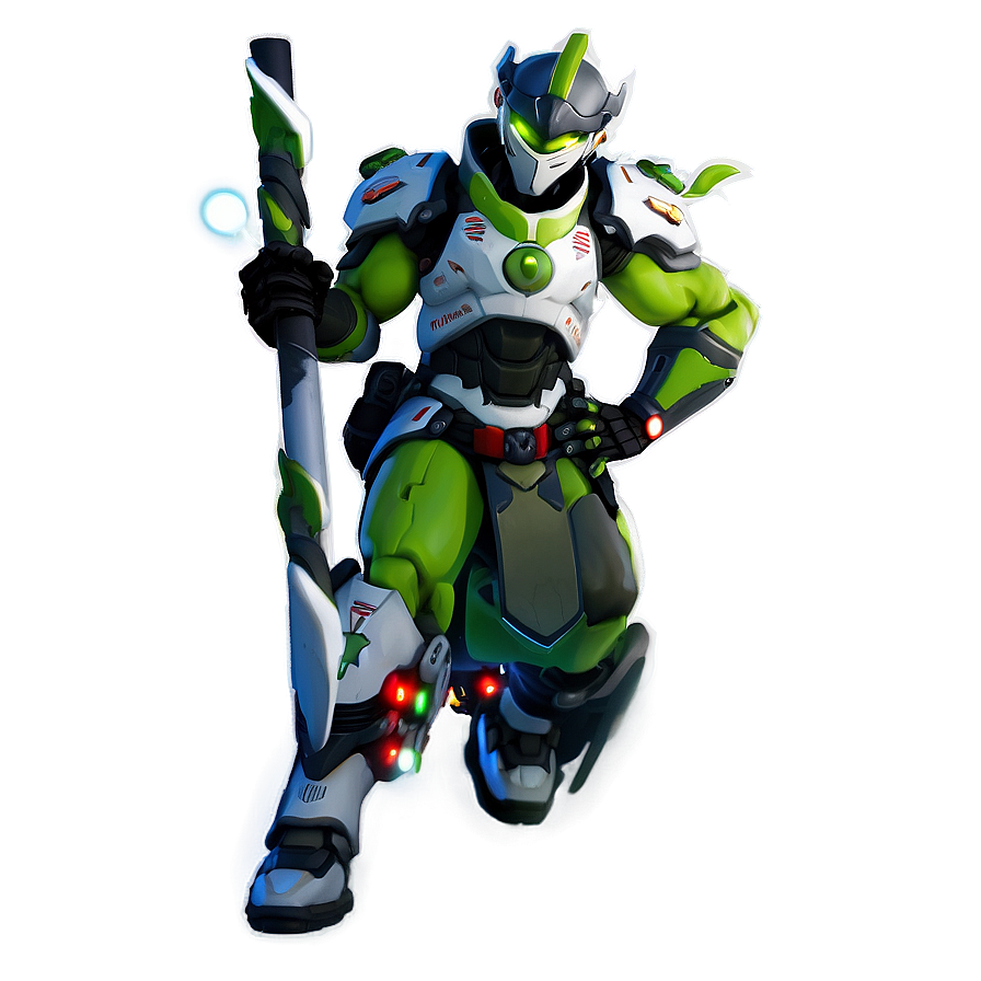 Genji Overwatch Christmas Png 06202024