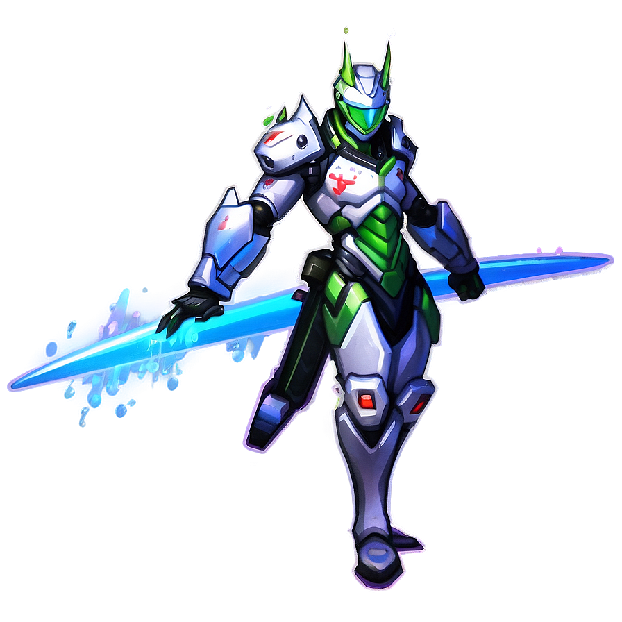 Genji Pixel Spray Png Tth