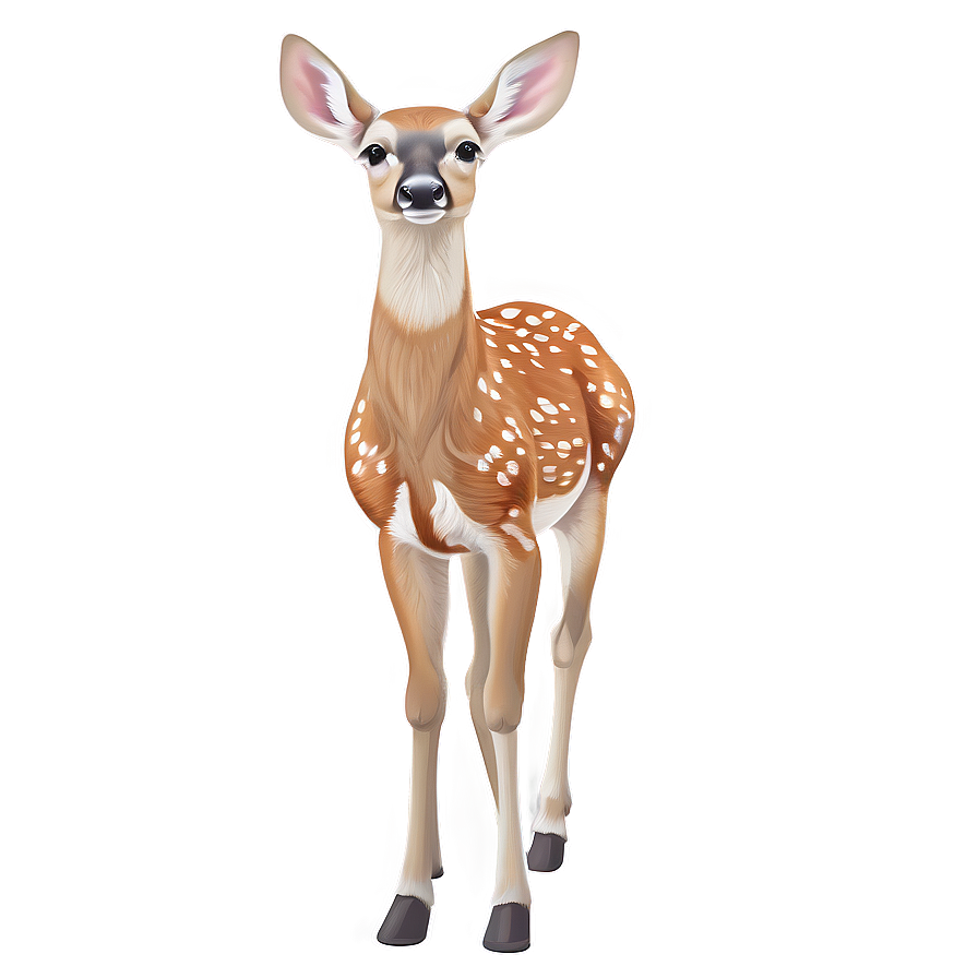 Gentle Fawn Drawing Png 06242024