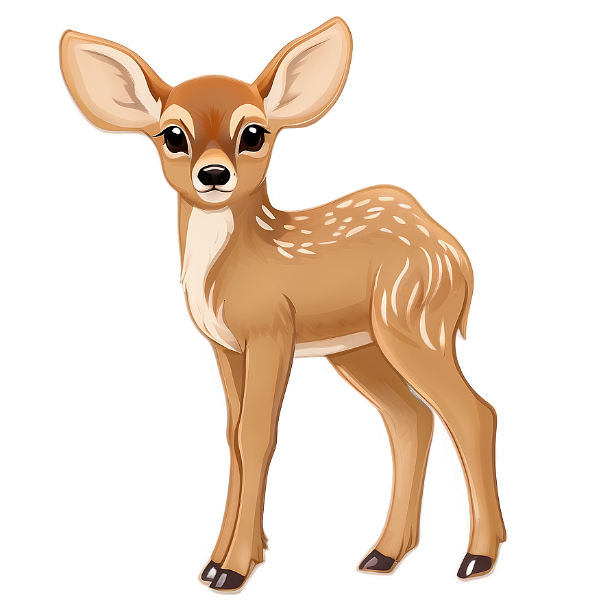 Gentle Fawn Drawing Png 06242024