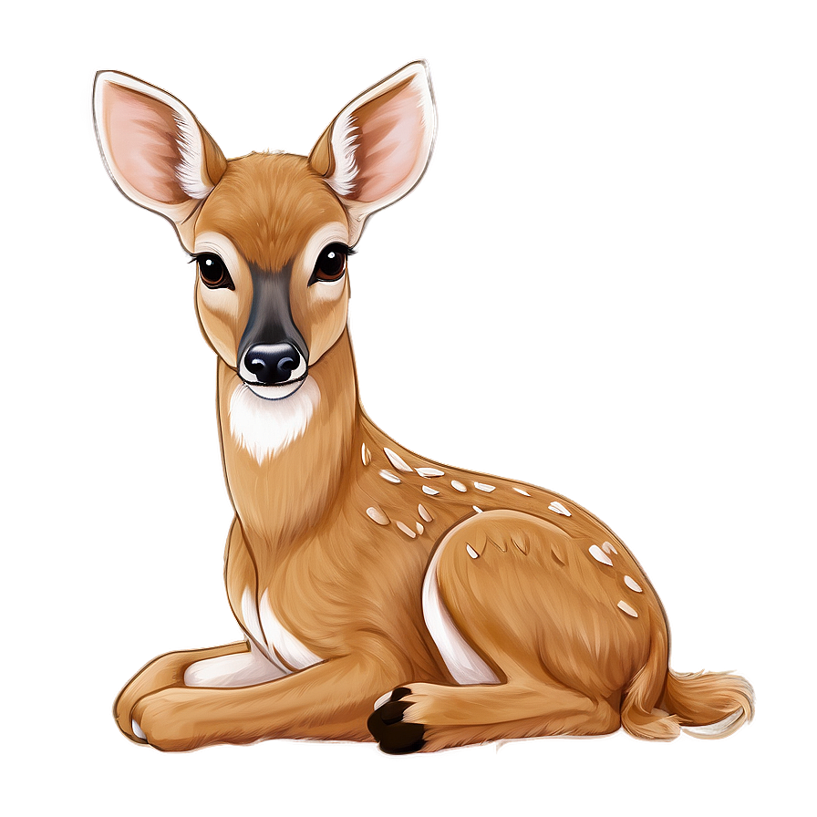 Gentle Fawn Drawing Png Uub79