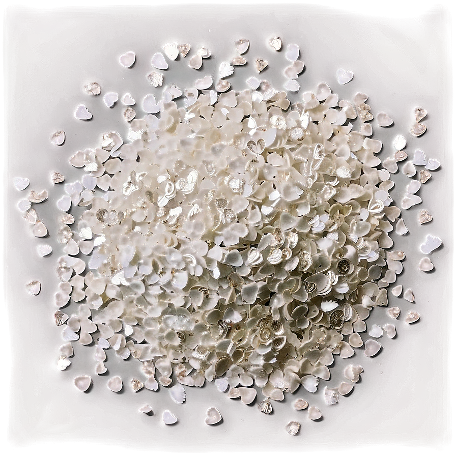 Gentle White Glitter Scatter Png Rog