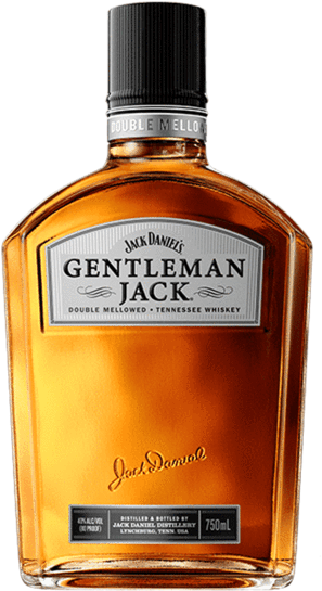 Gentleman Jack Whiskey Bottle