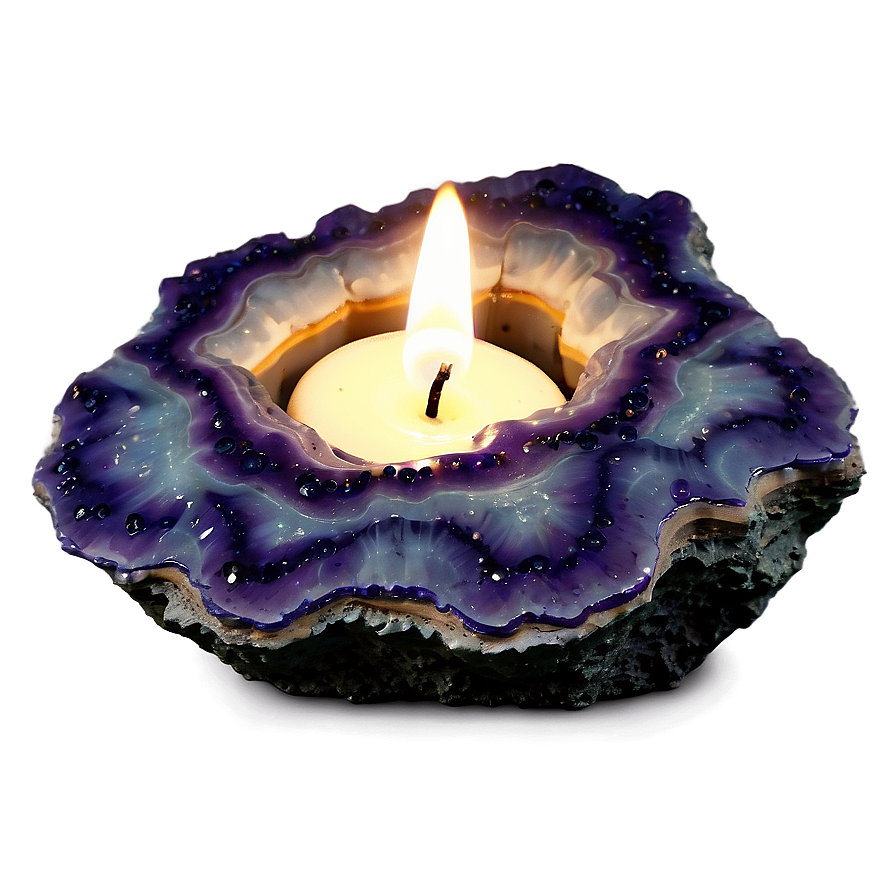 Geode Candle Holder Png Wba12