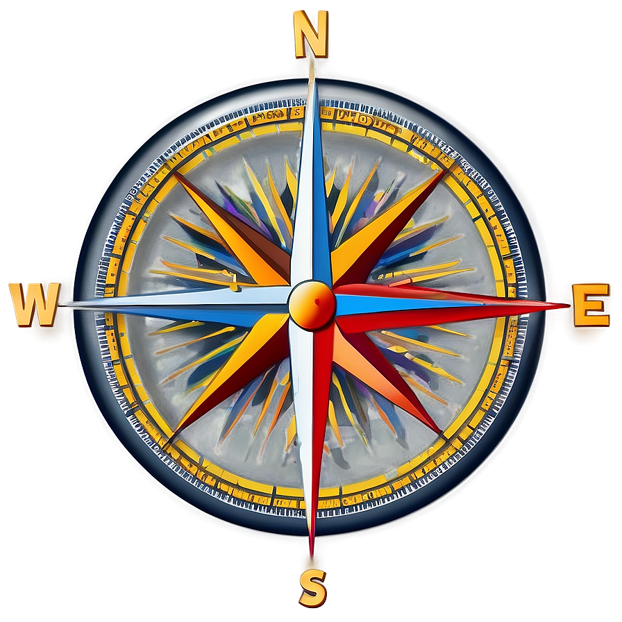 Geographical Compass Rose Figure Png Agp98