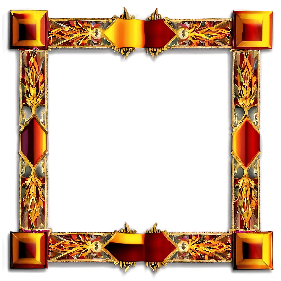 Geometric Certificate Frame Png Yep