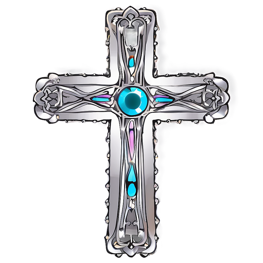 Geometric Cross Picture Png Vkk48