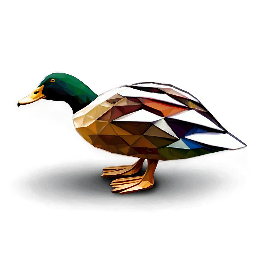 Geometric Duck Png 05032024