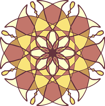 Geometric Floral Mandala Pattern