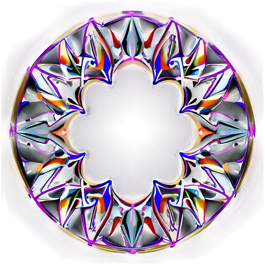 Geometric Mandala Outline Png Dri