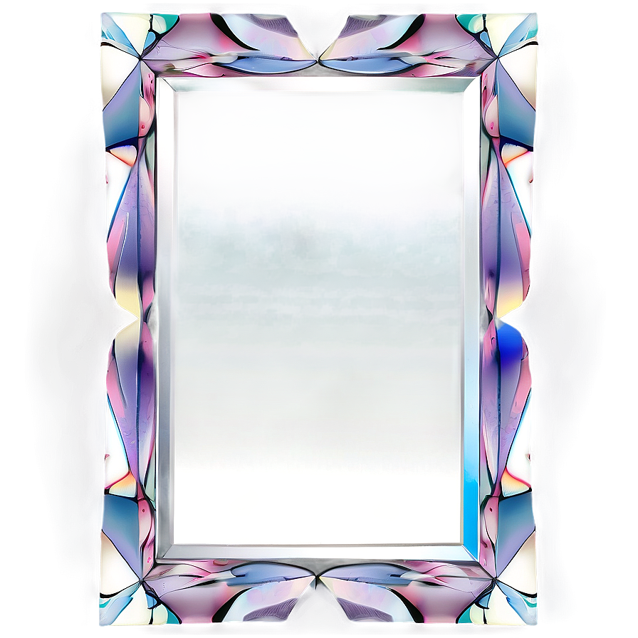 Geometric Mirror Frame Png Qoq