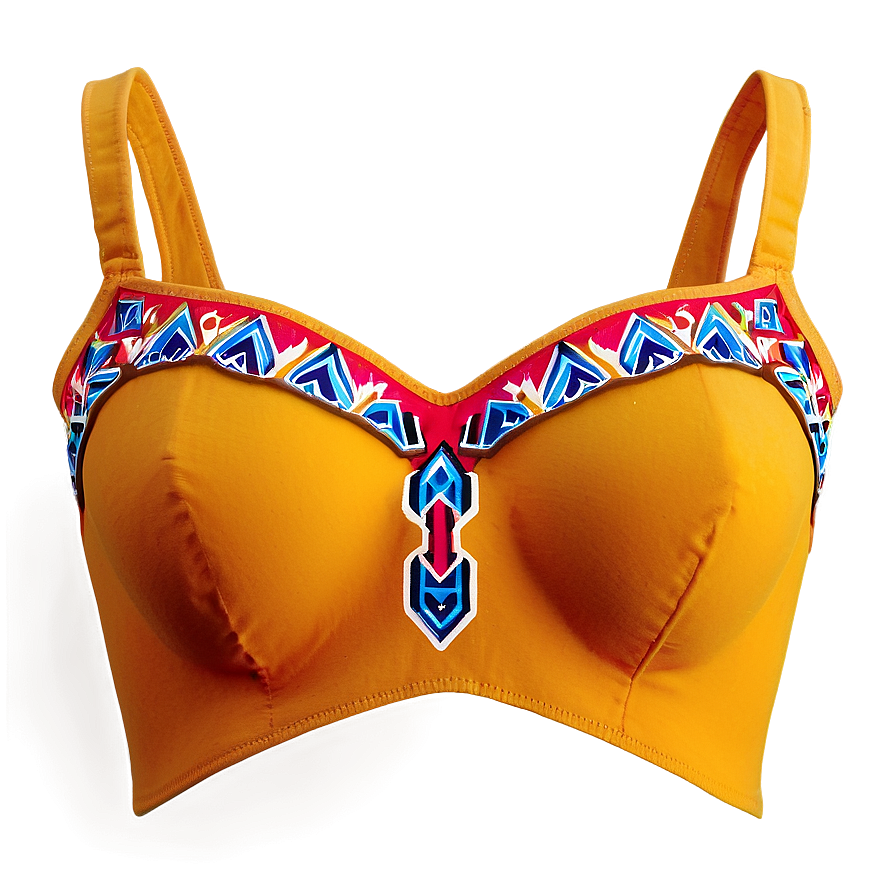 Geometric Pattern Bikini Top Png Vls