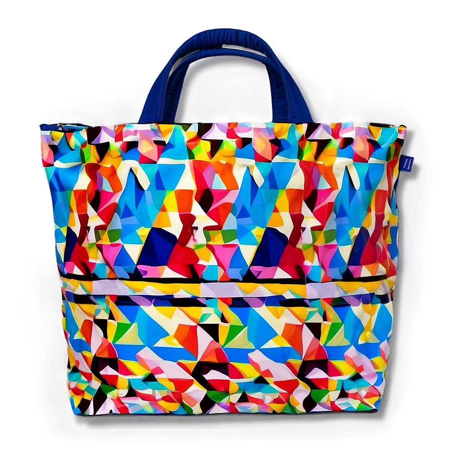 Geometric Pattern Tote Bag Png 05252024