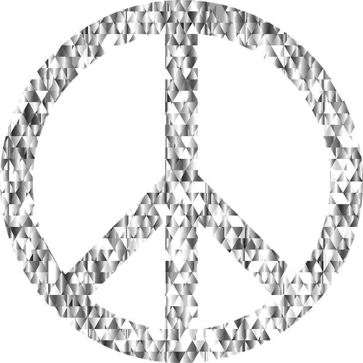 Geometric Peace Symbol Design