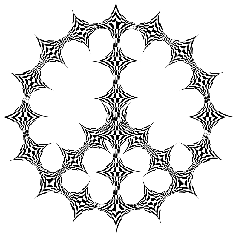 Geometric Spiderweb Design