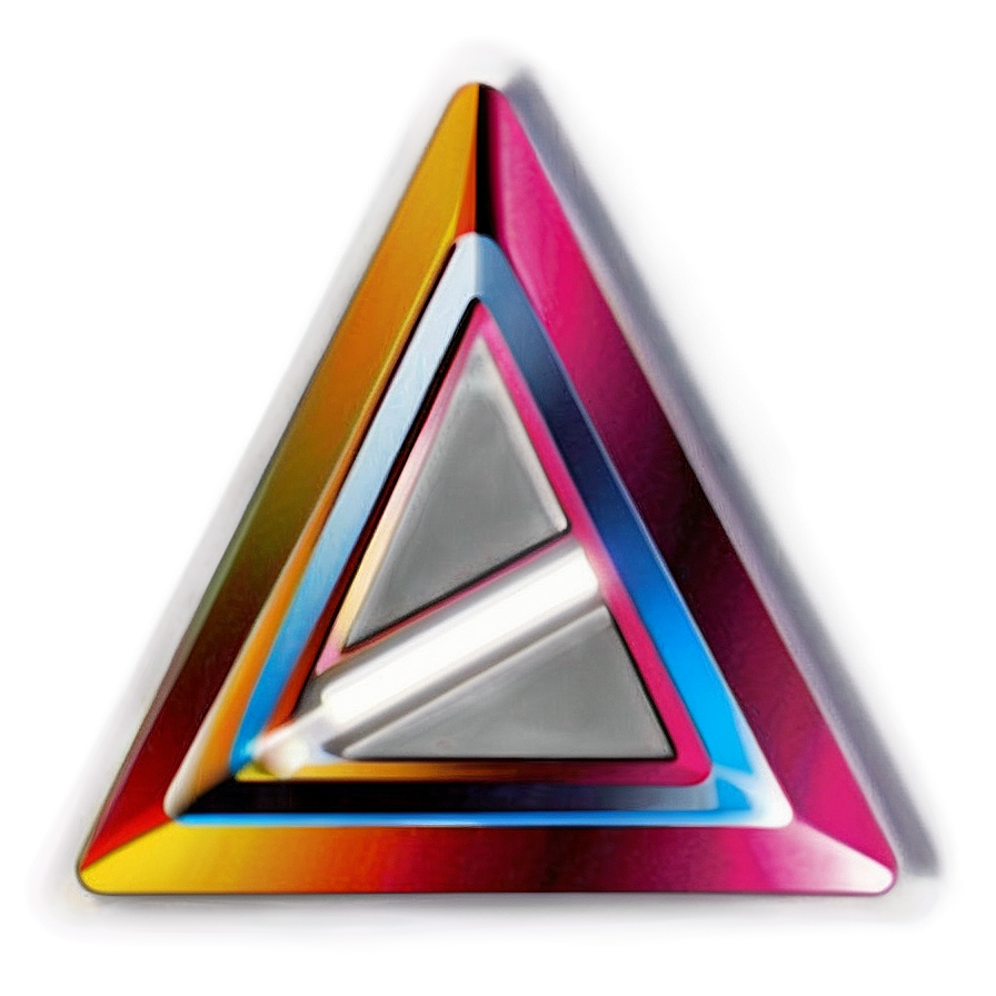 Geometric Triangle Icon Png 05042024