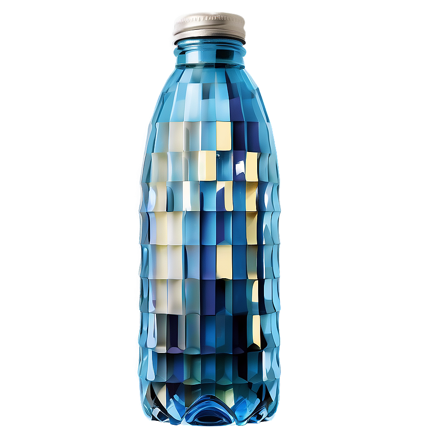 Geometric Water Bottle Png 06262024