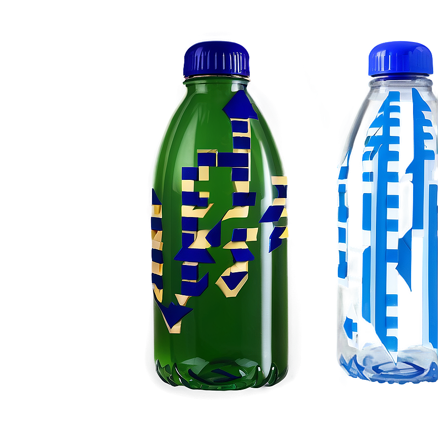 Geometric Water Bottle Png 89