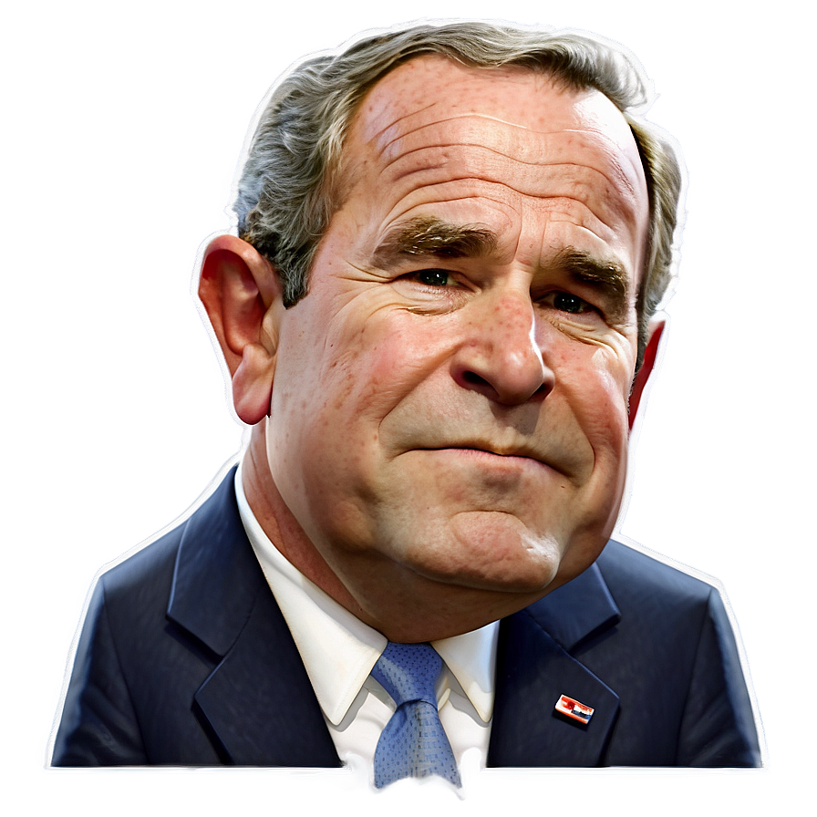 George Bush Caricature Png Oqv