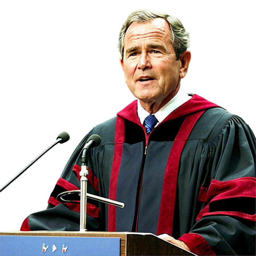 George Bush Commencement Speech Png Uuk77