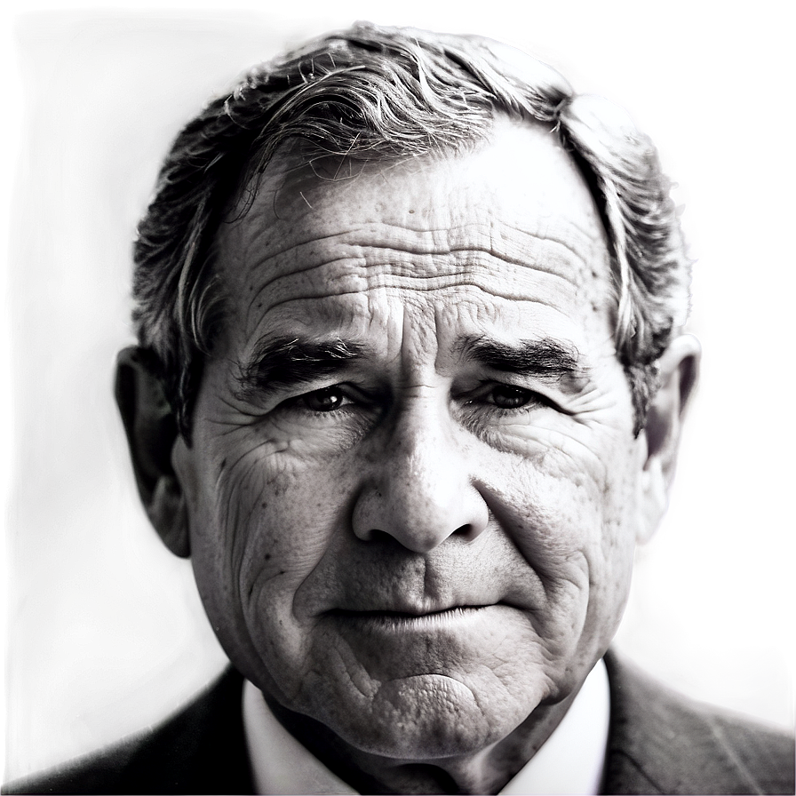 George Bush Headshot Png 06242024