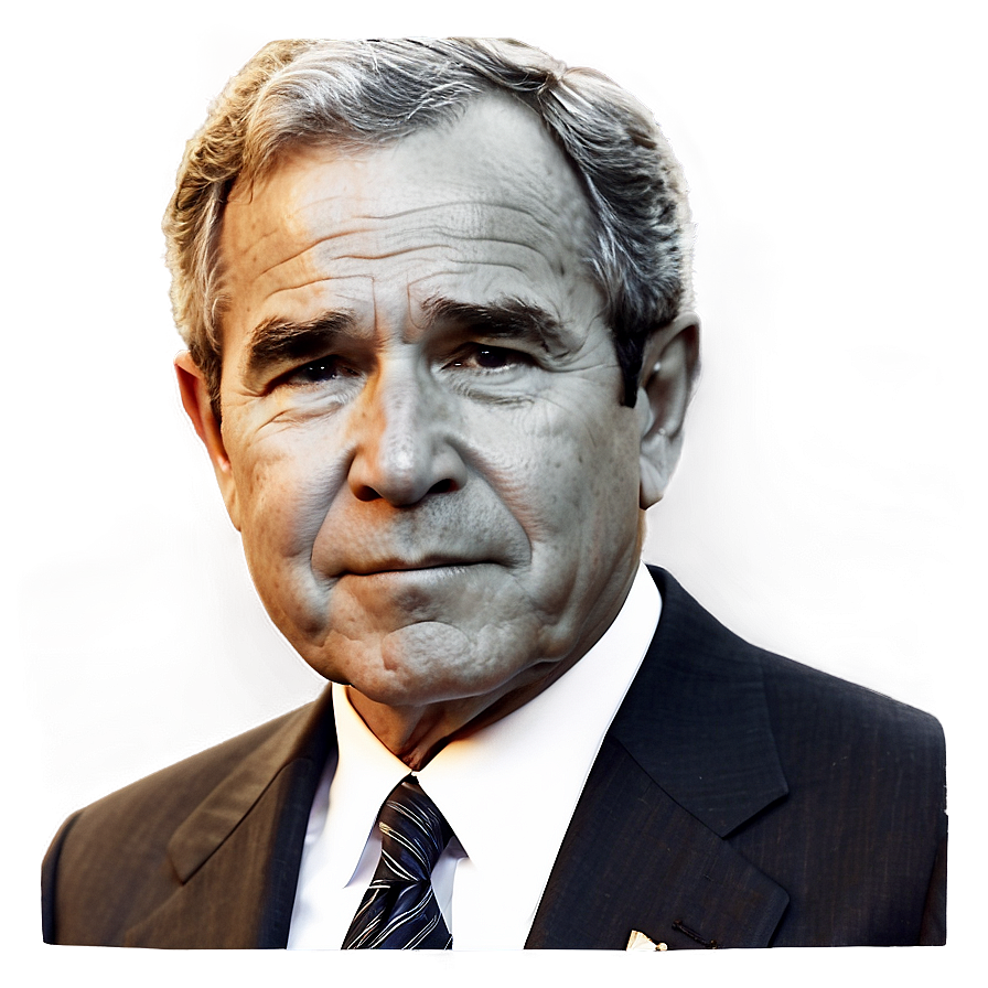 George Bush Portrait Png Ghx62