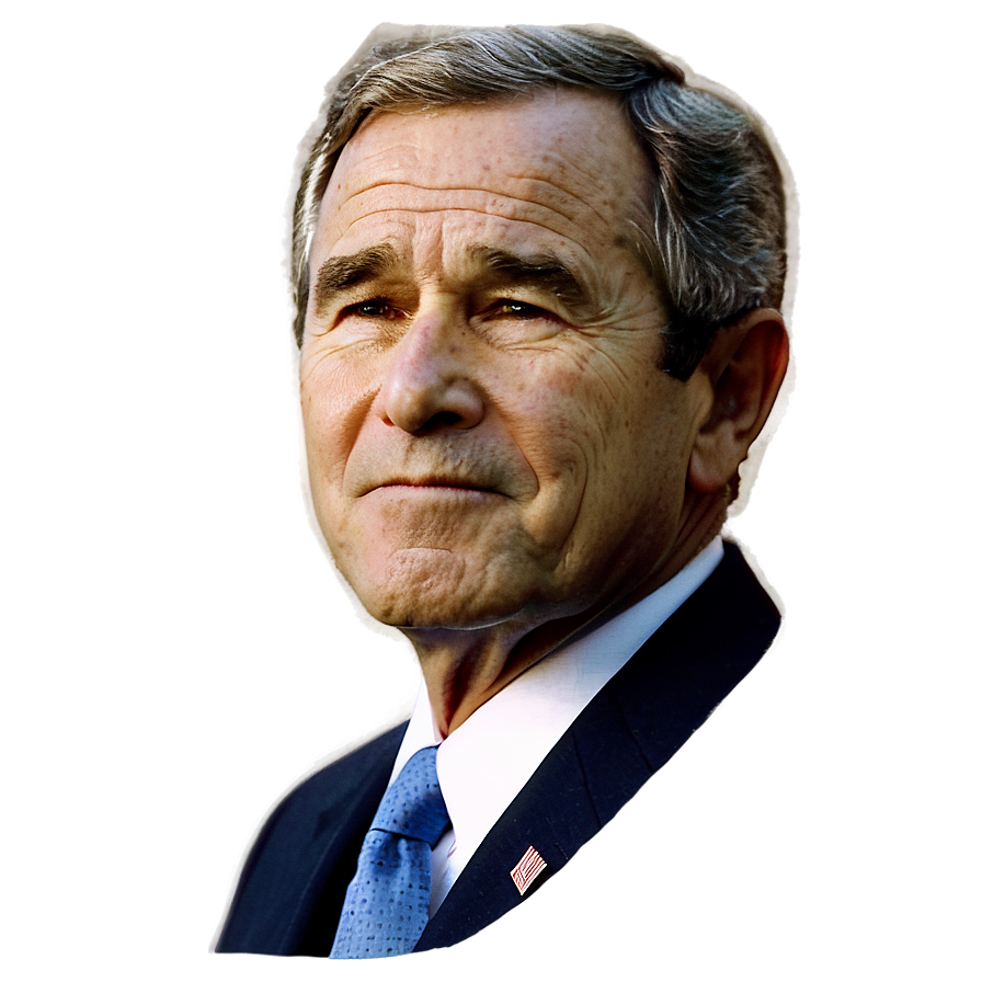 George Bush Portrait Png Keg