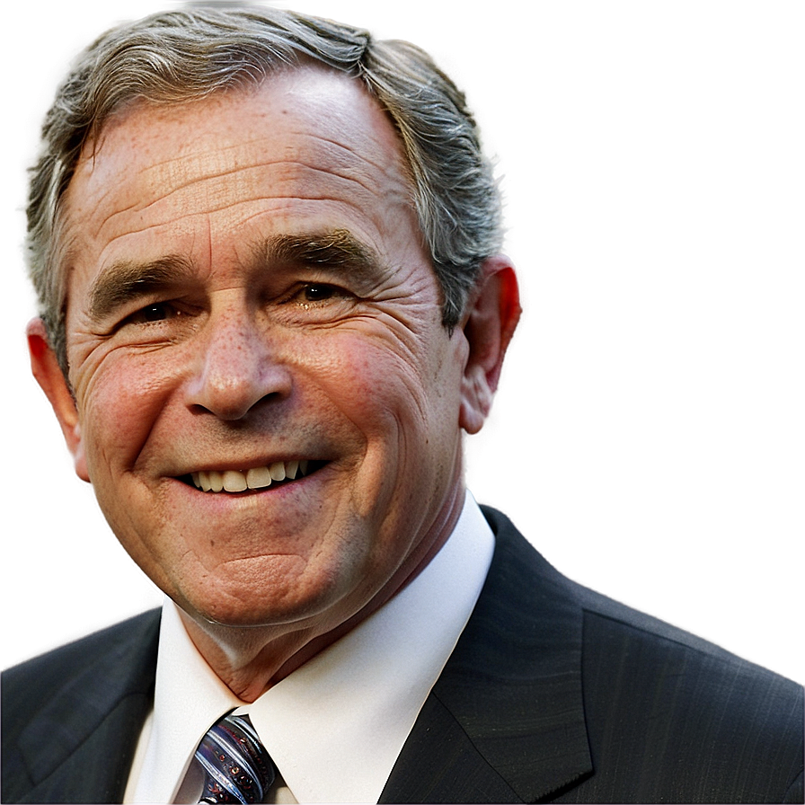 George Bush Smiling Png 06242024